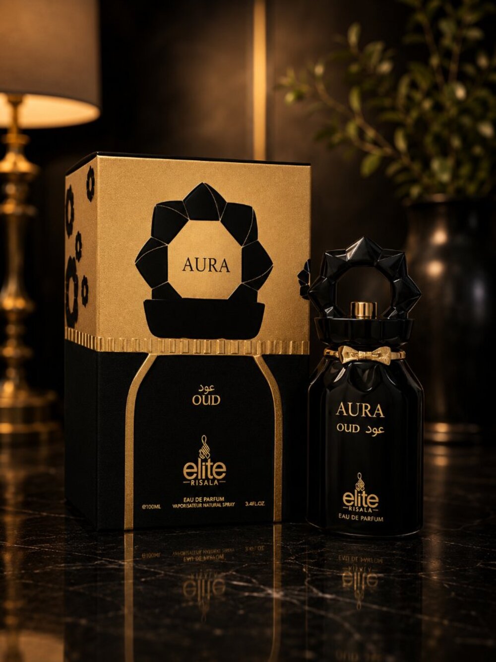 Aura Oud By Risala Elite EDP Unisex 100ml 3.4 oz